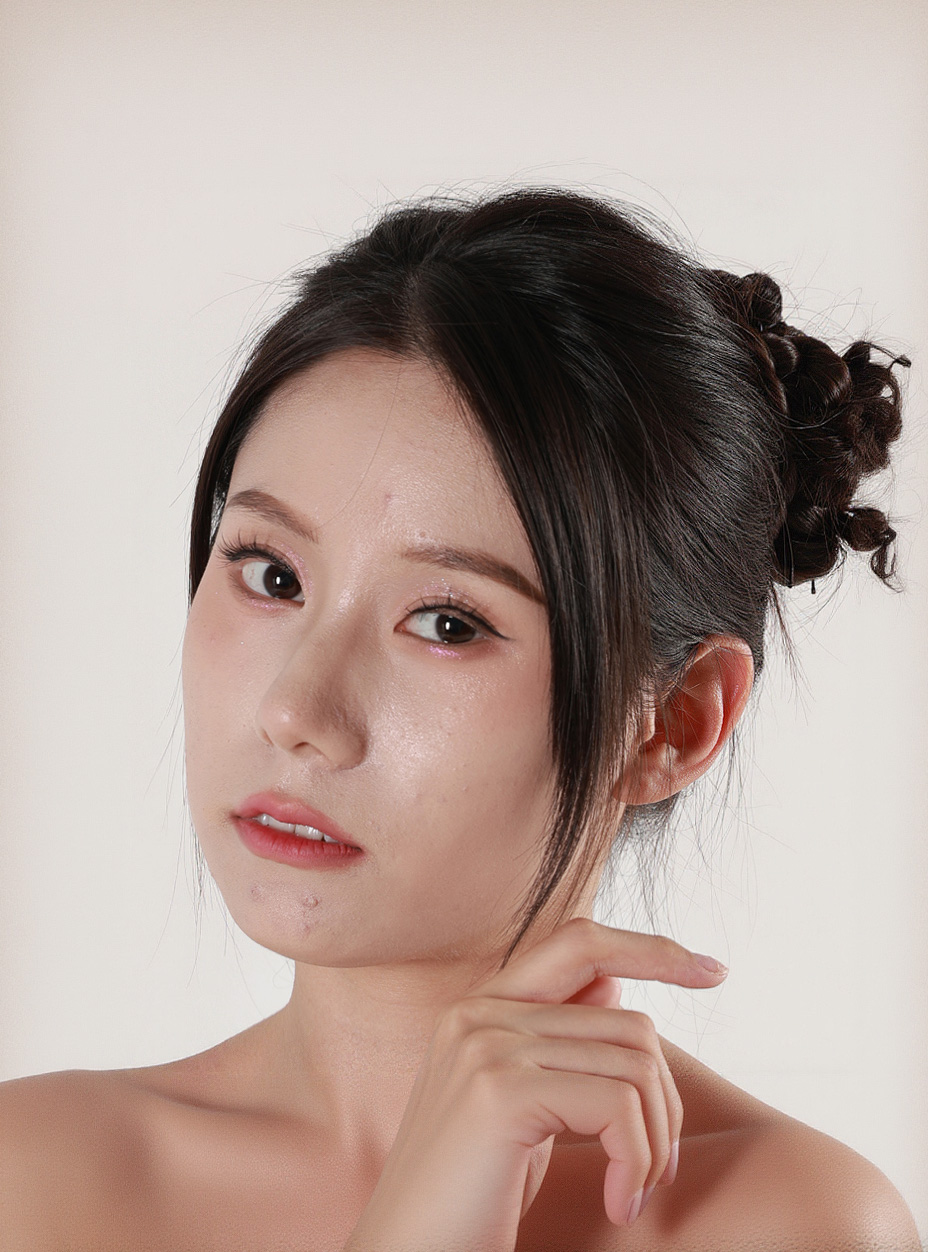 人像精修 修图前